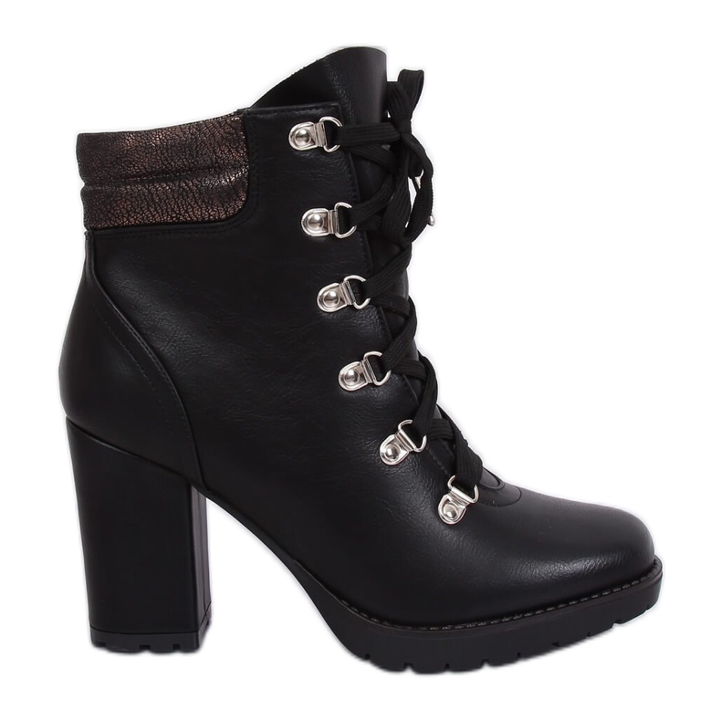 Black high heels 8992-PU Black