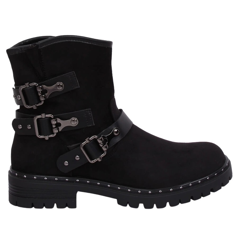 Black women's flat black boots BH5502 Black Black women's flat black boots BH5502 Black