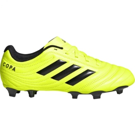 Adidas Copa 19.4 Fg Jr F35461 football boots yellow yellow Adidas Copa 19.4 Fg Jr F35461 football boots yellow yellow