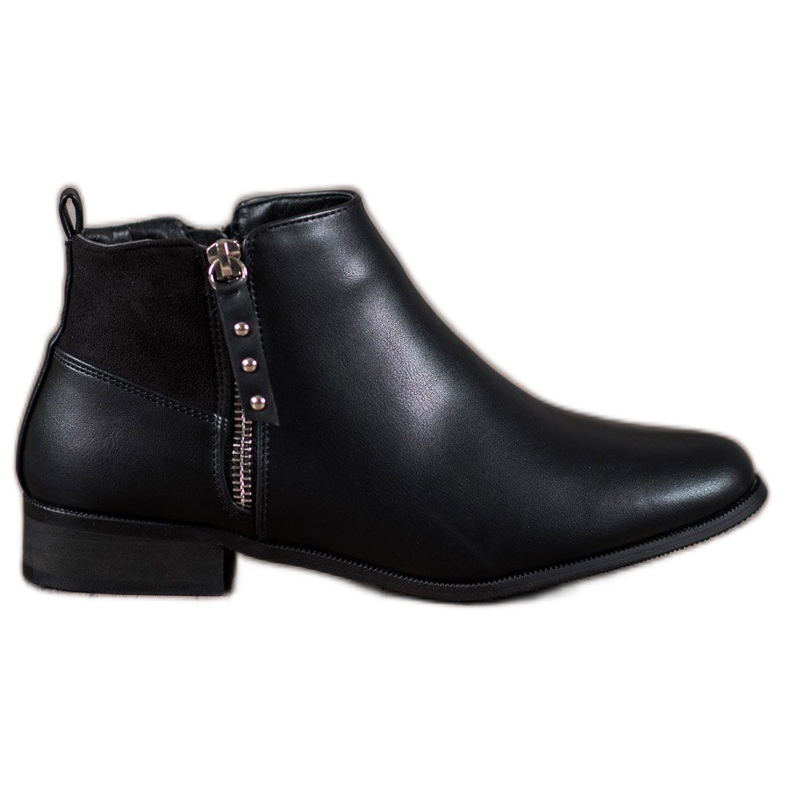 Cm Paris Low boots with eco leather black