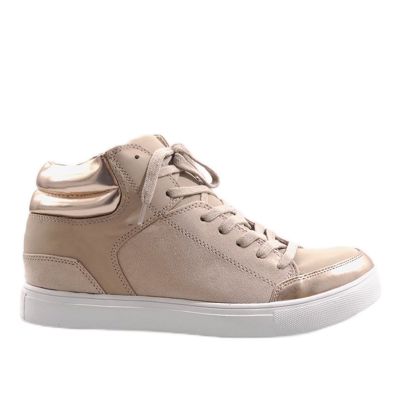 wedge sneakers beige