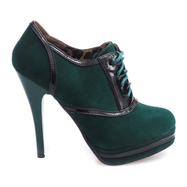 Elegant Boots On A High Heel KA5513 Green