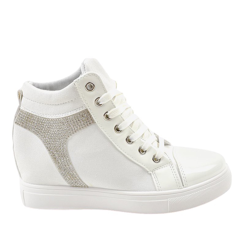 sequin wedge sneakers