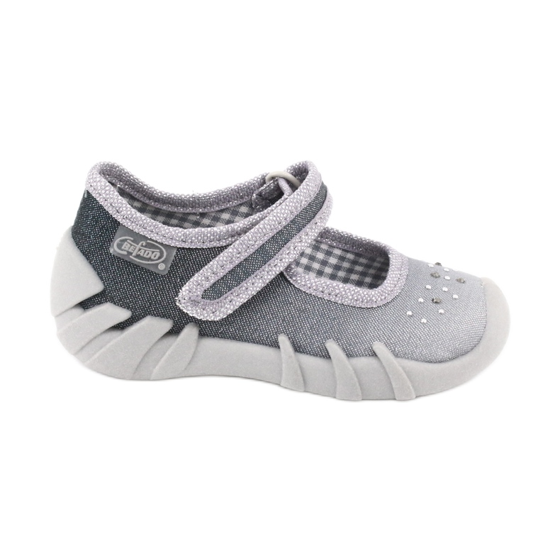 Befado children's shoes 109P185 silver grey Befado children's shoes 109P185 silver grey