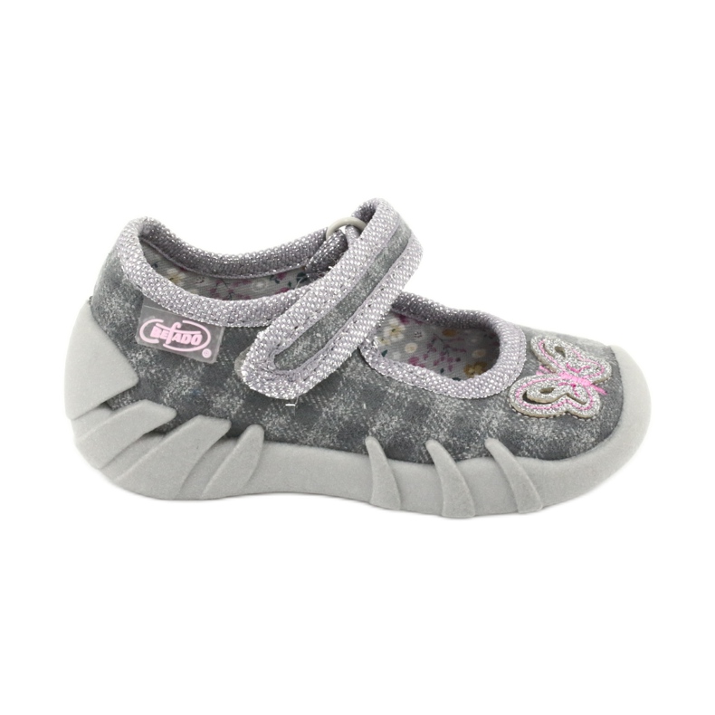 Befado children's shoes 109P189 pink grey