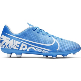 Nike Mercurial Vapor 13 Club FG / MG Jr AT8161-414 football shoes blue blue