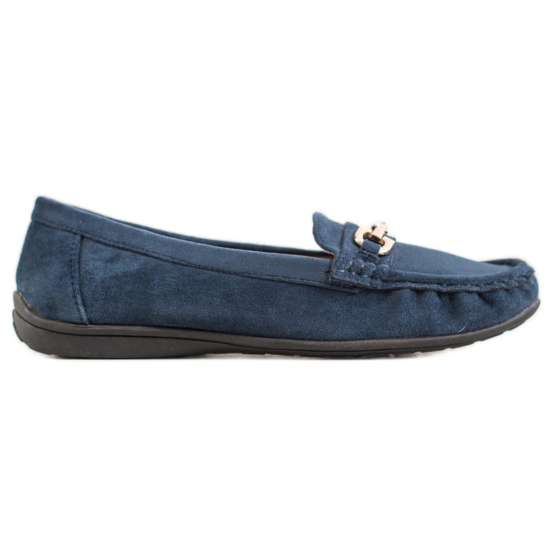 Sixth Sense Moccasins With Ornament blue