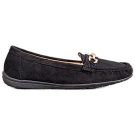 Sixth Sense Moccasins With Ornament black Sixth Sense Moccasins With Ornament black