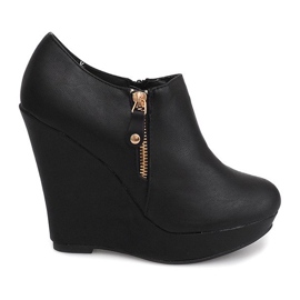 Wedges Boots On Wedge B160 Black