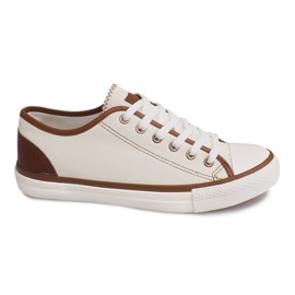 XNO1 White Sneakers brown