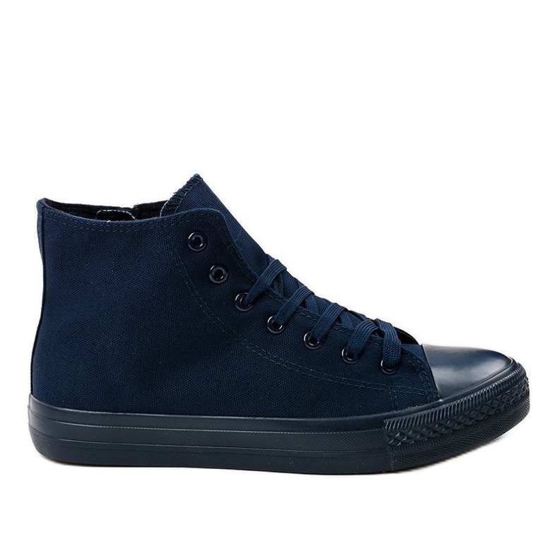 Men's navy blue high-top sneakers XN50 Men's navy blue high-top sneakers XN50