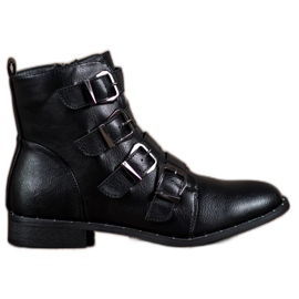 Cm Paris Boots With Buckles black