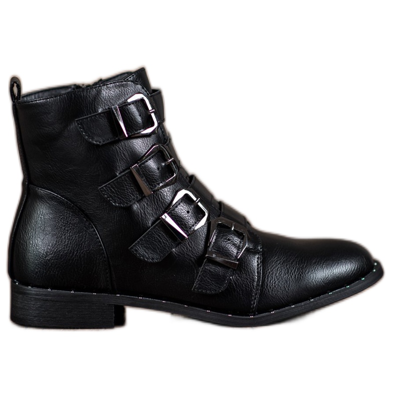 Cm Paris Boots With Buckles black
