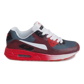 Sports Sneakers B49-6 Red multicolored