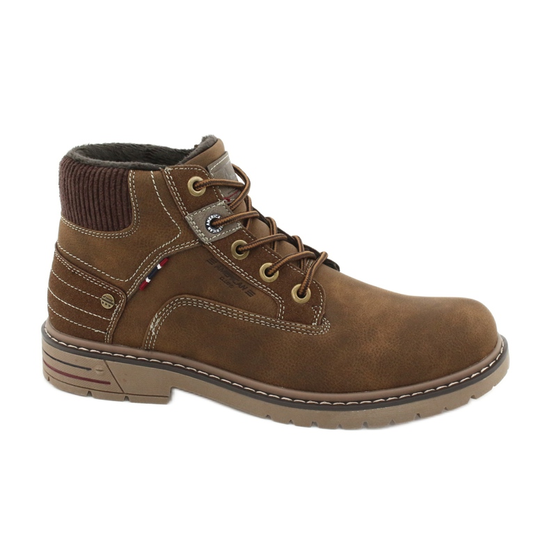 Leather trekking shoes American Club RH36 camel brown Leather trekking shoes American Club RH36 camel brown