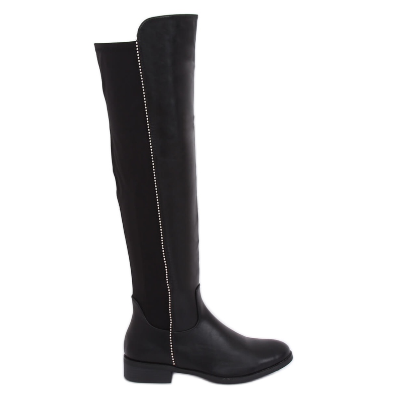 Riding boots with a flexible upper black 17005A-128 Black