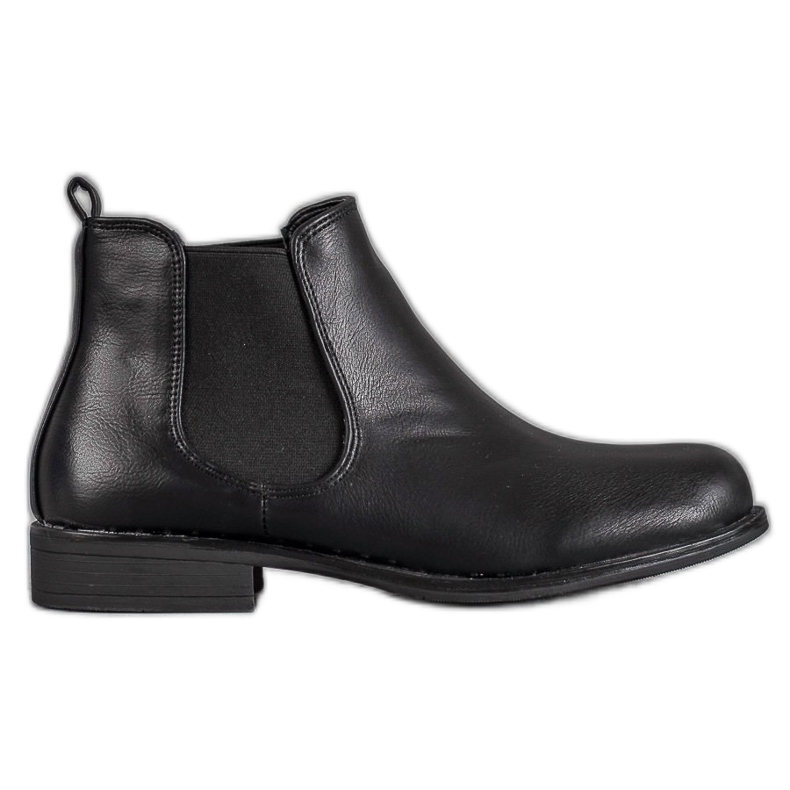 Small Swan Classic Chelsea boots black