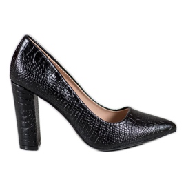 Diamantique Pumps On A Pillar black Diamantique Pumps On A Pillar black