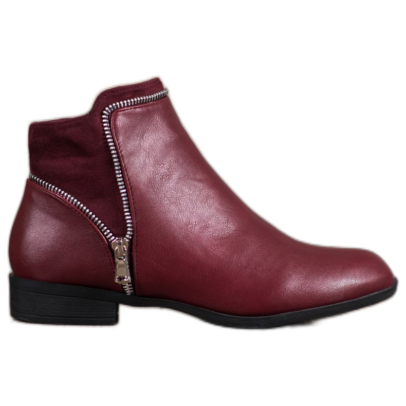 Anesia Paris Maroon women's boots red