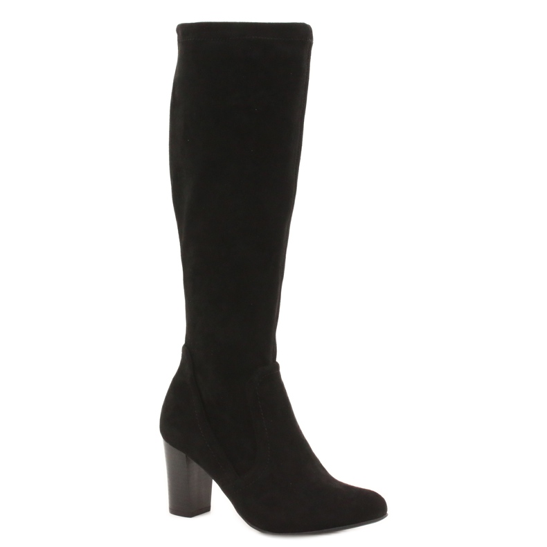 Black Women's boots with suede Caprice 25502-27 044