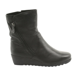 Caprice Wedge boots black Caprice Wedge boots black