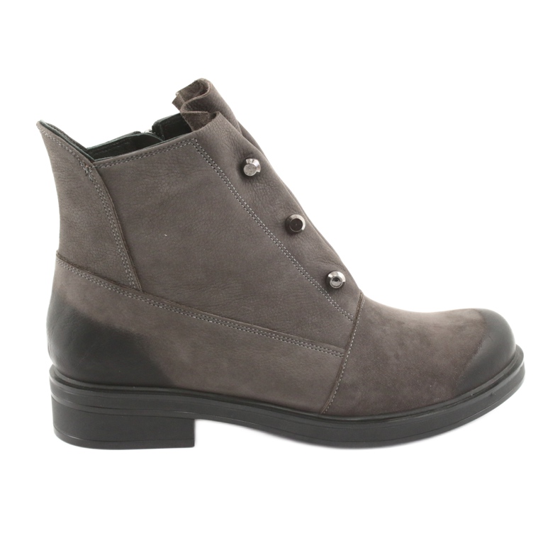 Badura Gray boots with rhinestones grey