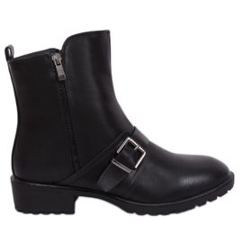 Black women's flat boots G-160-1 Black Black women's flat boots G-160-1 Black