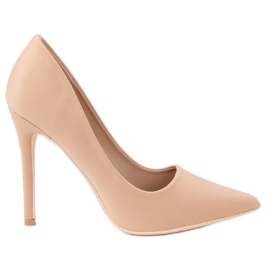 Pumps on a beige 4014 Nude heel
