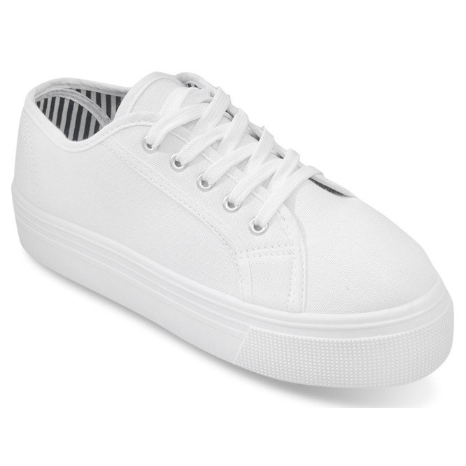 Wedge Sneakers 4961 White