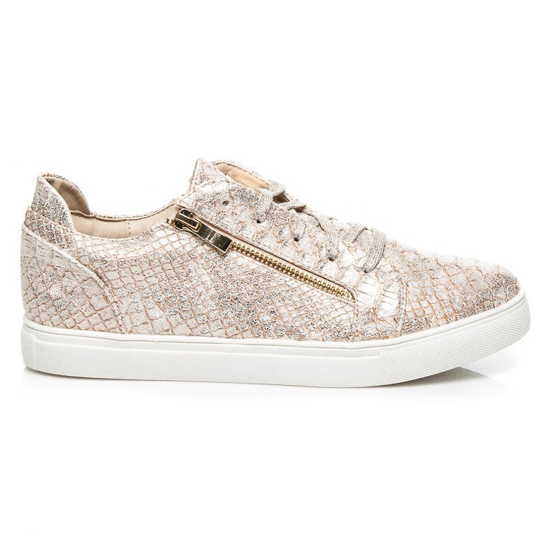 Vices Gold Fashion Sneakers golden Vices Gold Fashion Sneakers golden
