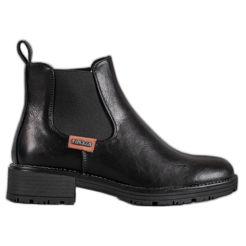 Black Chelsea boots from VINCEZA Black Chelsea boots from VINCEZA