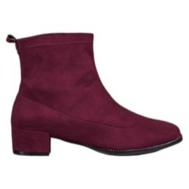 Sweet Shoes Stylish suede boots purple