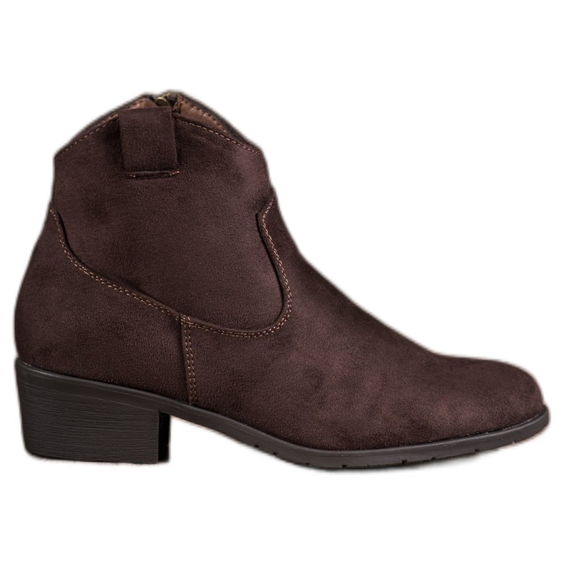Filippo Suede cowboy boots brown