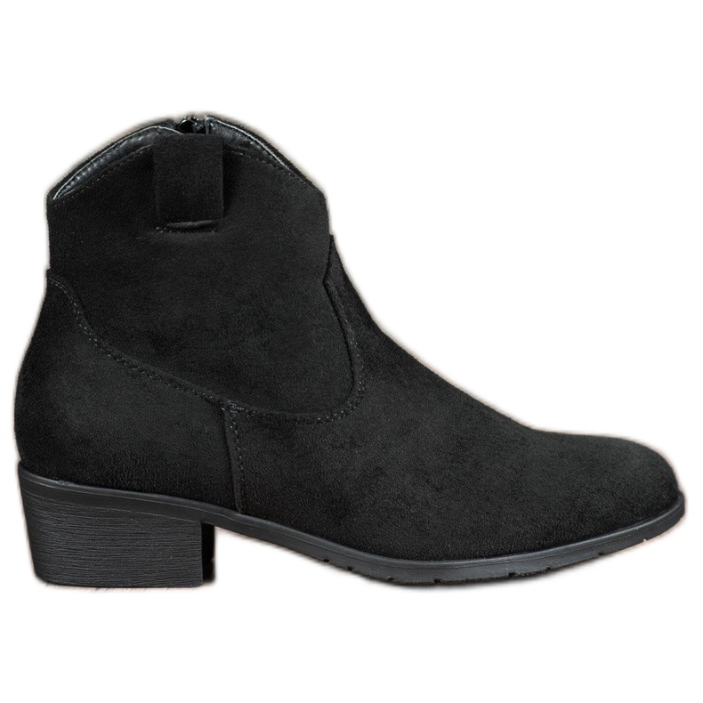 Filippo Suede cowboy boots black