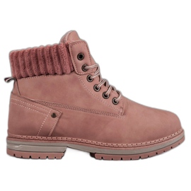SHELOVET Fashionable Trappers pink