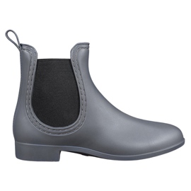 SHELOVET Slip-on rain boots grey