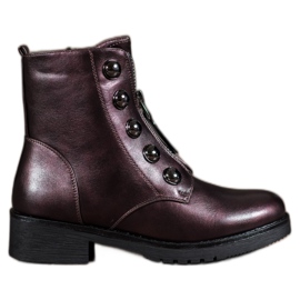 SHELOVET Booties With A Zipper multicolored SHELOVET Booties With A Zipper multicolored