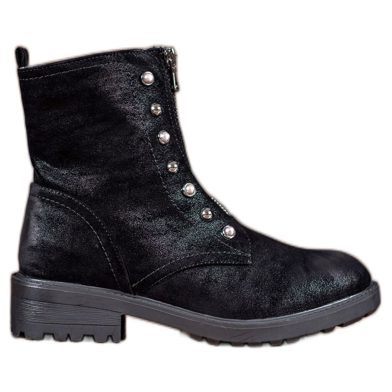 S. BARSKI High Boots With Beads black