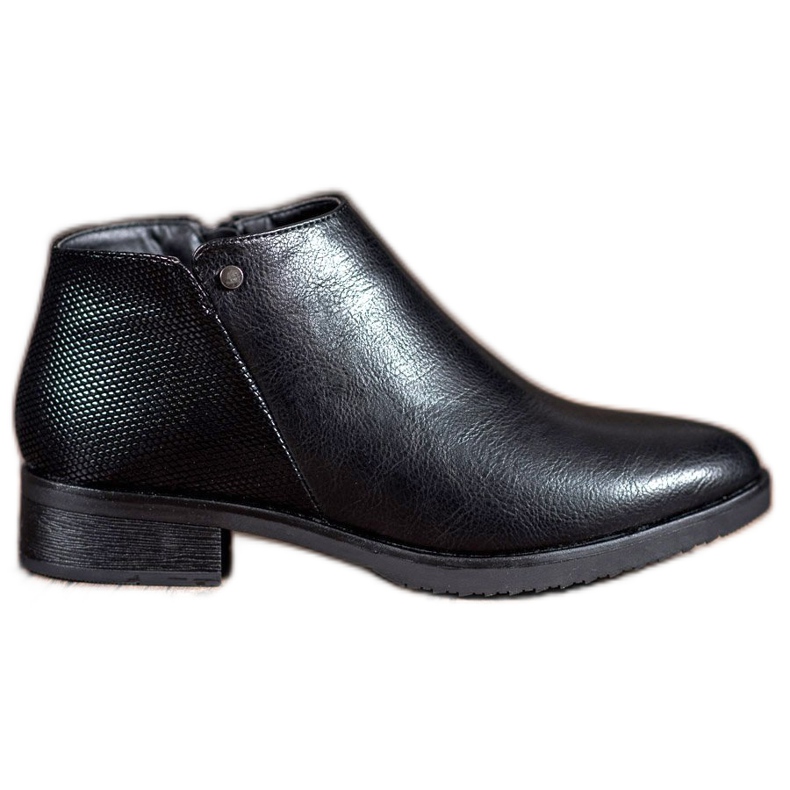 M.Daszyński Flat Heel Boots black