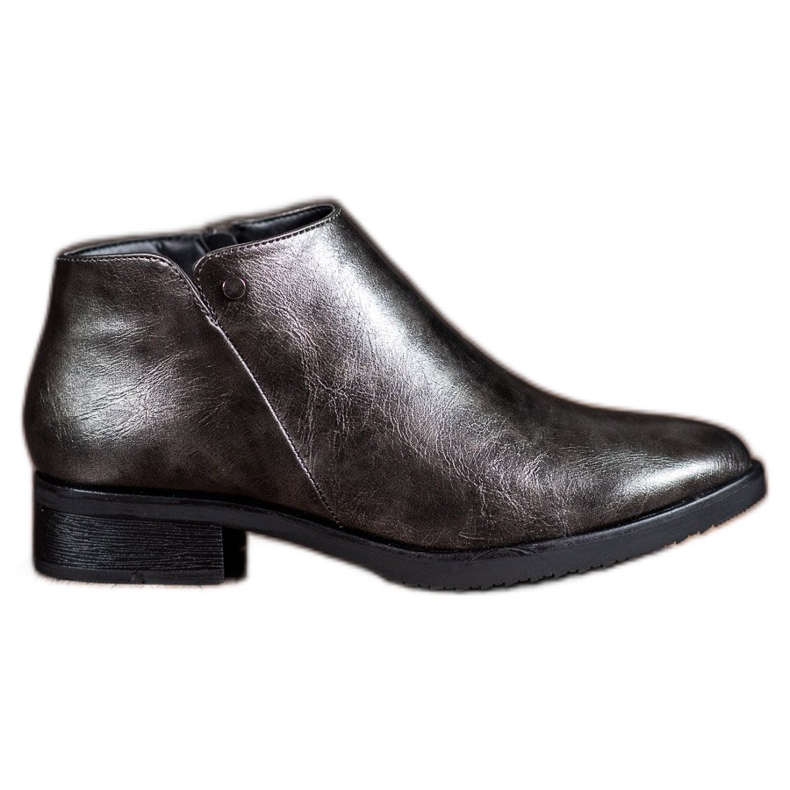M.Daszyński Flat Heel Boots grey