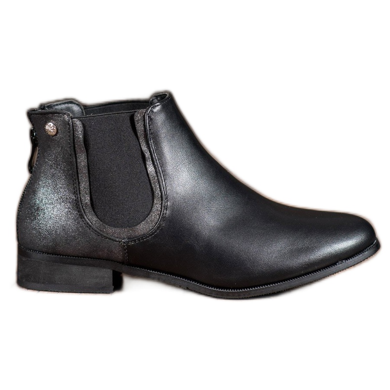 Cm Paris Classic Black Chelsea Boots