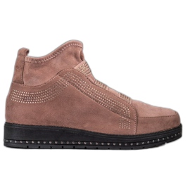 SHELOVET Women's Slip-On Shoes pink