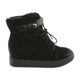 M.Daszyński Black sneakers with a zipper 143 M.Daszyński Black sneakers with a zipper 143