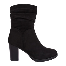 Black 4581 Black high heels