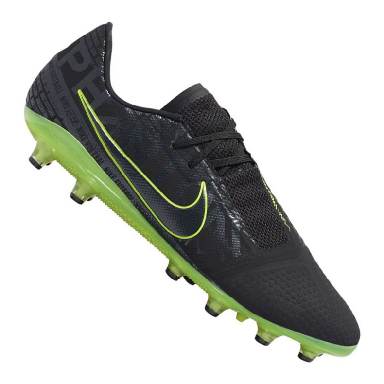 Nike Phantom Vnm Pro AG-Pro M AO0574-007 football shoes black black Nike Phantom Vnm Pro AG-Pro M AO0574-007 football shoes black black