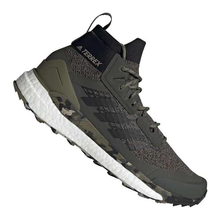 Trekking shoes adidas Terrex Free Hiker M EF0774 black grey multicolored green