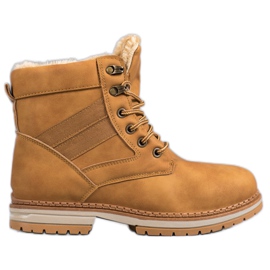 SHELOVET Camel Winter Boots brown multicolored SHELOVET Camel Winter Boots brown multicolored