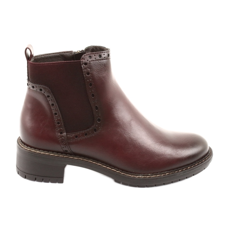 Booties Jodhpur boots Filippo 957 burgundy brown Booties Jodhpur boots Filippo 957 burgundy brown