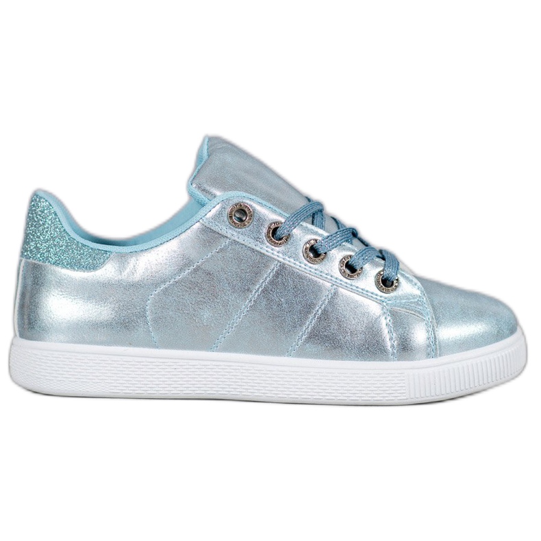 SHELOVET Sneakers With Glitter blue SHELOVET Sneakers With Glitter blue