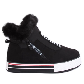 Black insulated sneakers NB311 Black